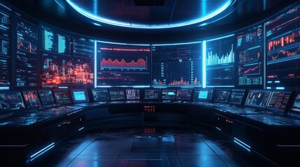 Futuristic Control Room.