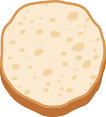 Bread Letter Alphabet Vector Element