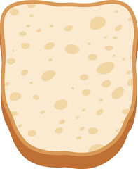 Bread Letter Alphabet Vector Element