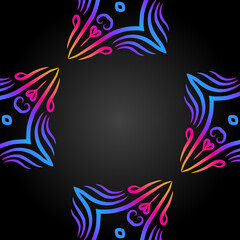 Seamless pattern Traditional Indonesian batik for decorating tile designs, walls, floors and commercial textile products