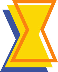 Pacman Game Style Letter Alphabet Vector Element