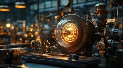 Steampunk Gauge Machine.