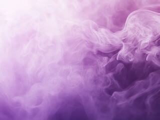 Fototapeta premium A soft, ethereal blend of purple smoke creating a dreamy atmosphere.