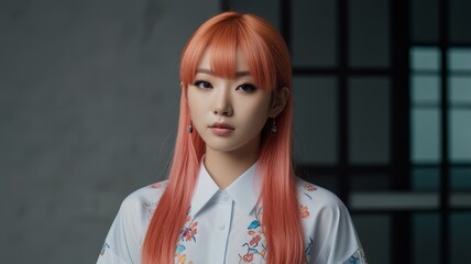 Japanese TV program for youth and its bright clothed TV show hosts