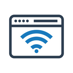 Browser wifi icon
