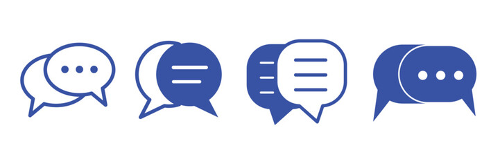 message bubble icon sign. Comment icon, speech bubble symbol. Chatting and talking bubble icon symbol, vector illustration eps 10.