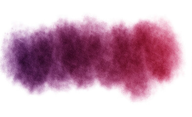 Watercolor paint stain texture overlay, realistic cutout, transparent background