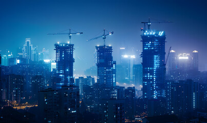 Obraz premium engineering and construction concept.