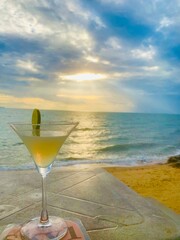 cocktail on the beach