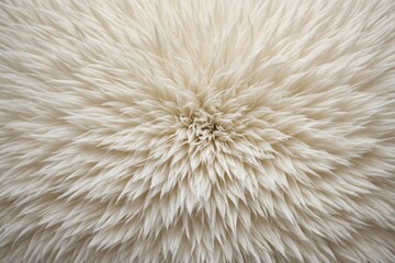 Background picture of a soft fur white carpet
