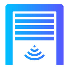 garage gradient icon