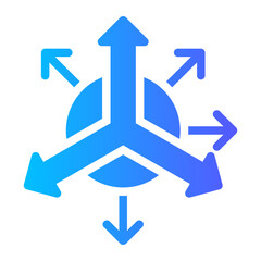 accelerometer sensor gradient icon