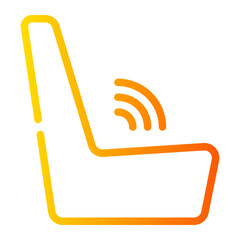 seat gradient icon