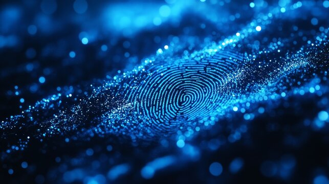 Minimalist style, highlighting forensic science elements, including fingerprints and abstract DNA strand elements, suitable for text coverage, presenting a professional scientific atmosphere.