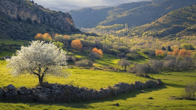 Spring in Teruel's Gudar.