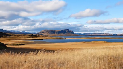 Obraz premium Landscape near Vik, Iceland