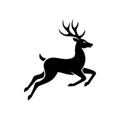 Fototapeta premium deer silhouette vector