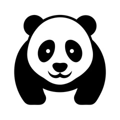panda with a smile