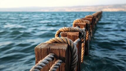 Fototapeta premium Kinneret Wooden Line