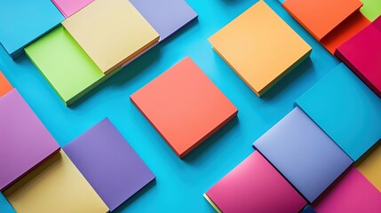 Business strategy concept, vibrant colors, professional layout, text space, digital tone, Tetradic color scheme