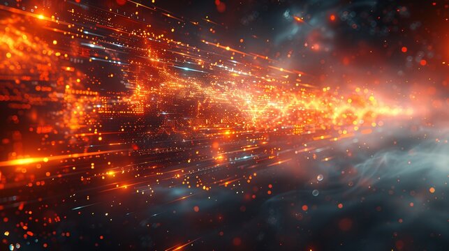 Futuristic Abstract Technology Background with Modern Design Elements