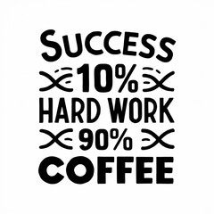 Obraz premium Funny motivational text t-shirt design.