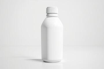 bottle of milk isolated