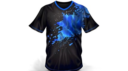 sport t shirt isolated on white background 