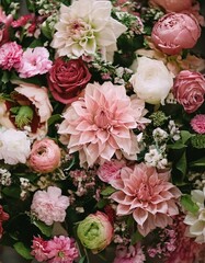 美しい花のポートレート