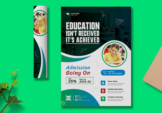 Admission Flyer Template