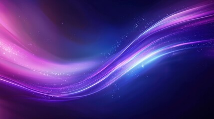 Obraz premium Abstract purple and blue waves