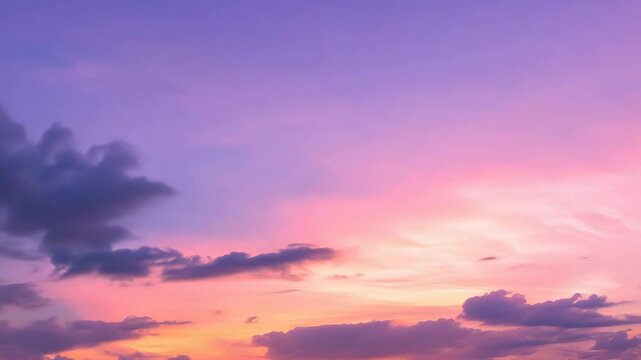 Stunning sunset over a tranquil landscape showcasing vibrant colors in the evening sky