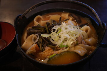 Japanese Food, Houtou or Hoto Noodle - 日本料理 山梨名物 ほうとう
