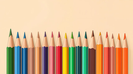 Color pencils background