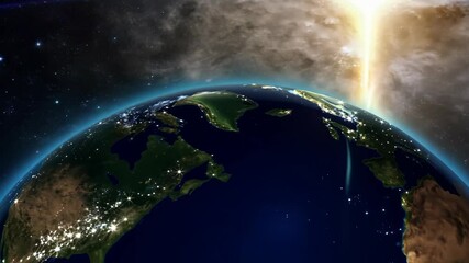 Exploring the illuminated landscapes of Europe from space at night showcasing stunning geographical features