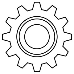 gear cog and oil vector svg outline vector svg