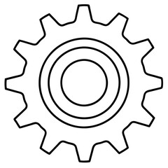 gear cog and oil vector svg outline vector svg