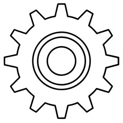 gear cog and oil vector svg outline vector svg