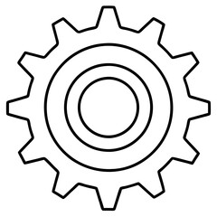 gear cog and oil vector svg outline vector svg