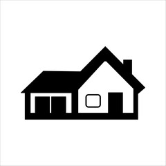 House icon illustration. House signs and symbols