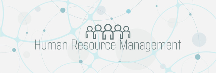 human resources Management text on white background