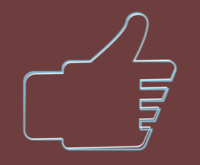 thumb up like symbol