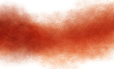 Watercolor paint stain texture overlay, realistic cutout, transparent background