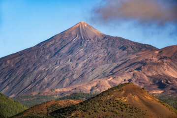Obraz premium Landscape view of Mount Teide volcanic peak, Tenerife