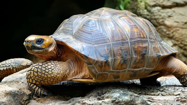 Majestic Tortoise in Natural Habitat