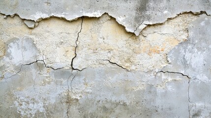 Cracked concrete wall texture