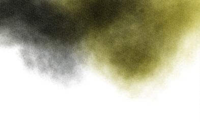 Watercolor paint stain texture overlay, realistic cutout, transparent background