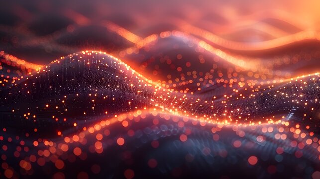 Visualizing the Parallel Processing Capabilities of Quantum Computers A Swirling Interplay of Light Energy and Technological Potential