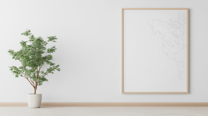 a blank glass sign on the wall next to an office door with copy space, close-up, mockup template design element, ultra-realistic photography, minimalistic interior background.