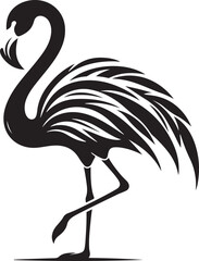 flamingo vector art Illustration.
